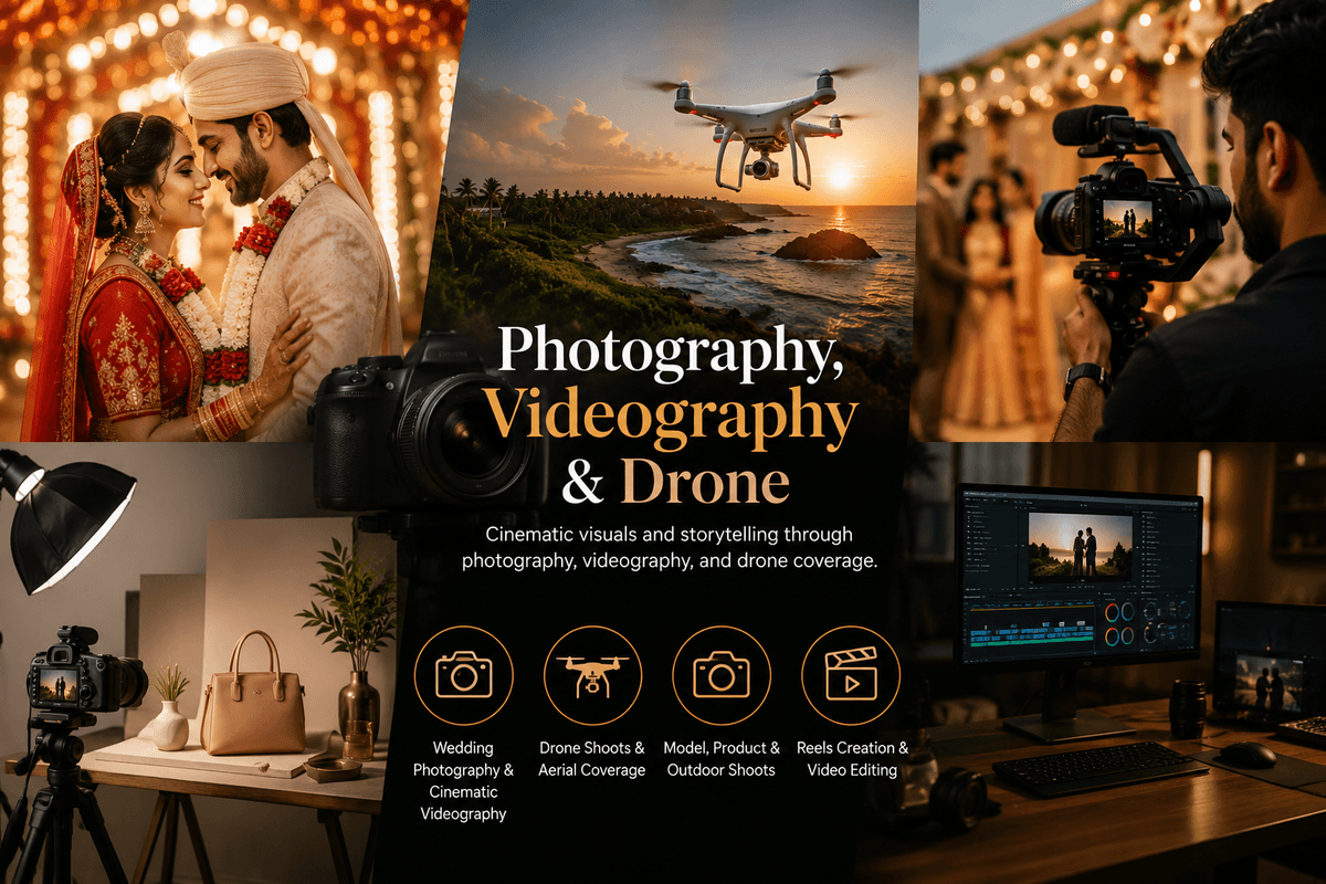 Photography, Videography & Drone